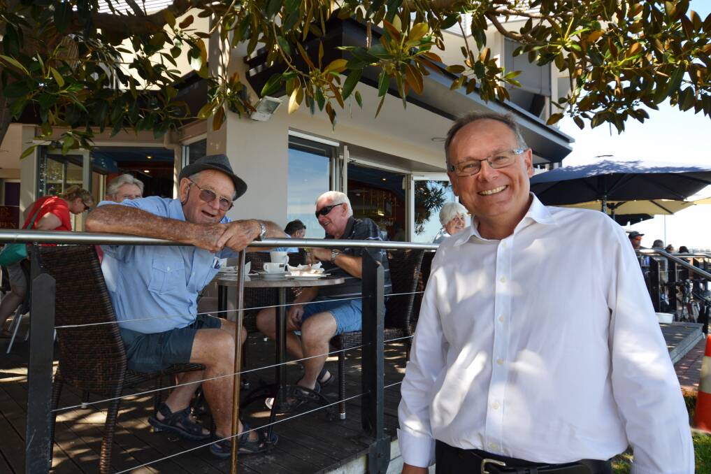 Home stretch: Mandurah MP David Templeman says delivering appropriate health services for the Peel region will be the biggest challenge for the winner of Saturday's election. Photo: Nathan Hondros.