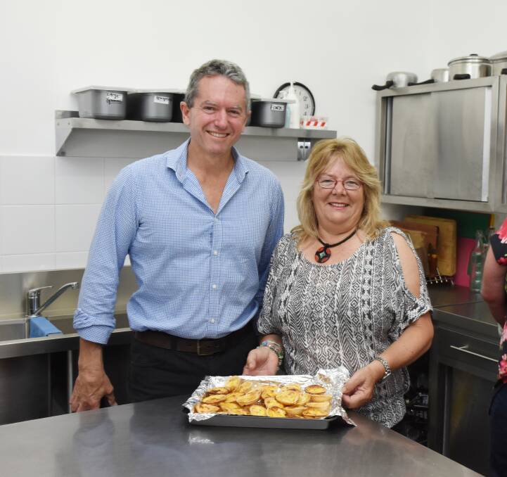 Pristine: Regional Development minister Terry Redman with Nannup Community Kitchen volunteer and project leader Maggie Longmore last Friday. Photo: Supplied