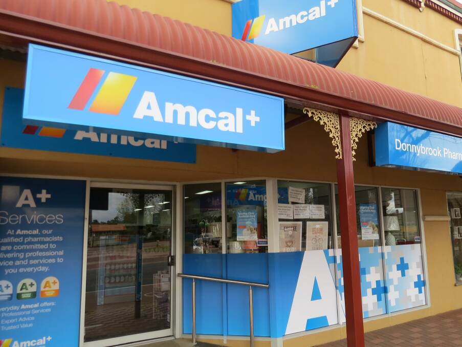 Facelift: Donnybrook Pharmacy - located at 78 South Western Highway - now operates under Allied Master Chemists of Australia Limited (Amcal). Photo: Matthew Lau