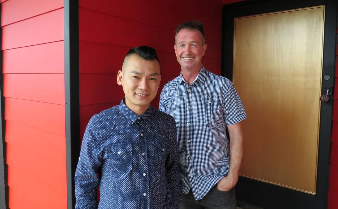 Hospitable: Village Harvest head chef Chris Ngu and maitre d' Paul Johnston are excited to bring a new style of dining to Donnybrook. Photo: Matthew Lau