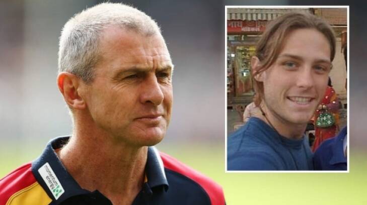 Phil Walsh and his son Cy. Cy spoke of how he couldn't keep up with his father's 'iron will power' in everything he did.