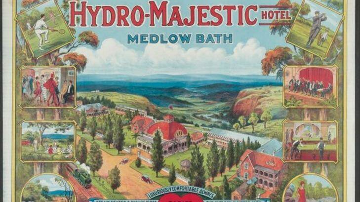 Old-world charm: A postcard of the Hydro Majestic at Katoomba in the Blue Mountains. Photo: National Library of Australia