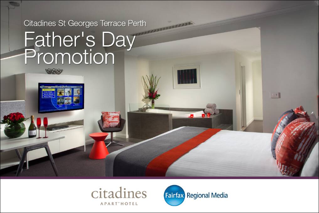 Win a relaxing break for your dad in Perth