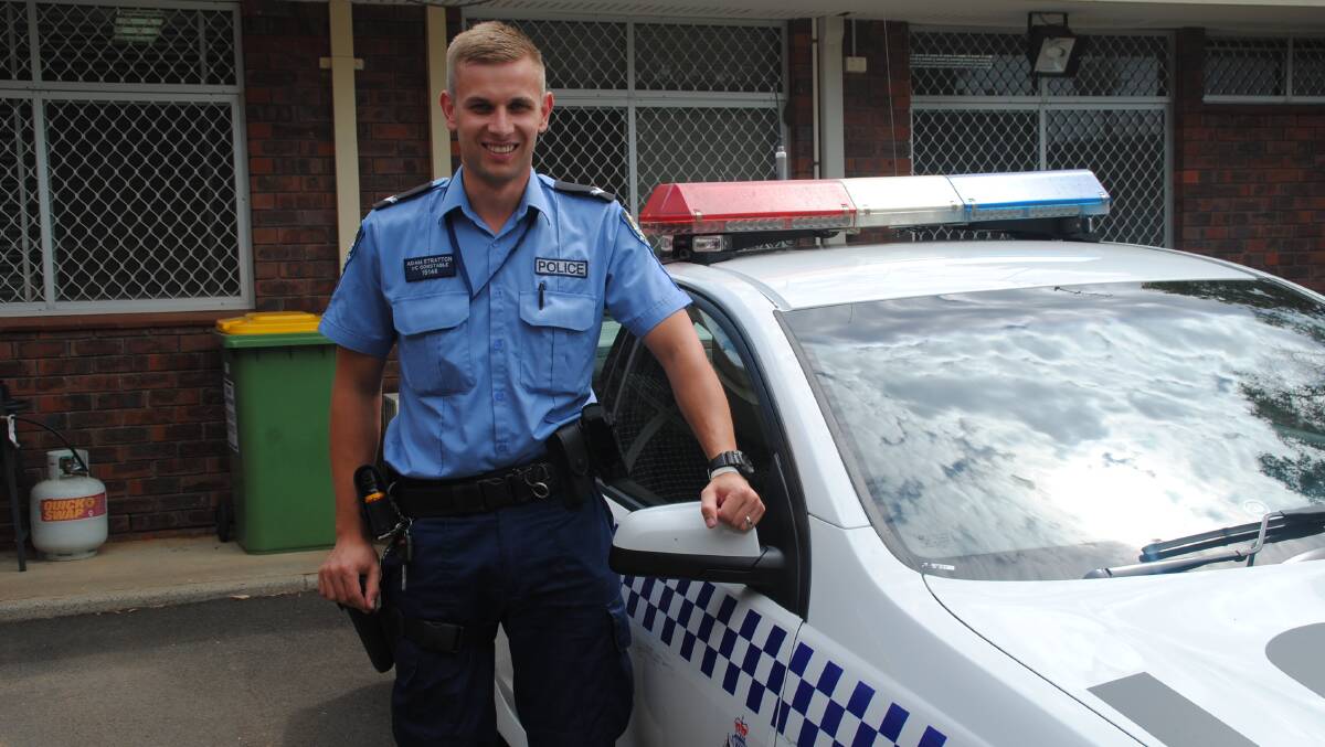 First Class Constable Adam Stratton is the newest face at the Donnybrook Police Station. 