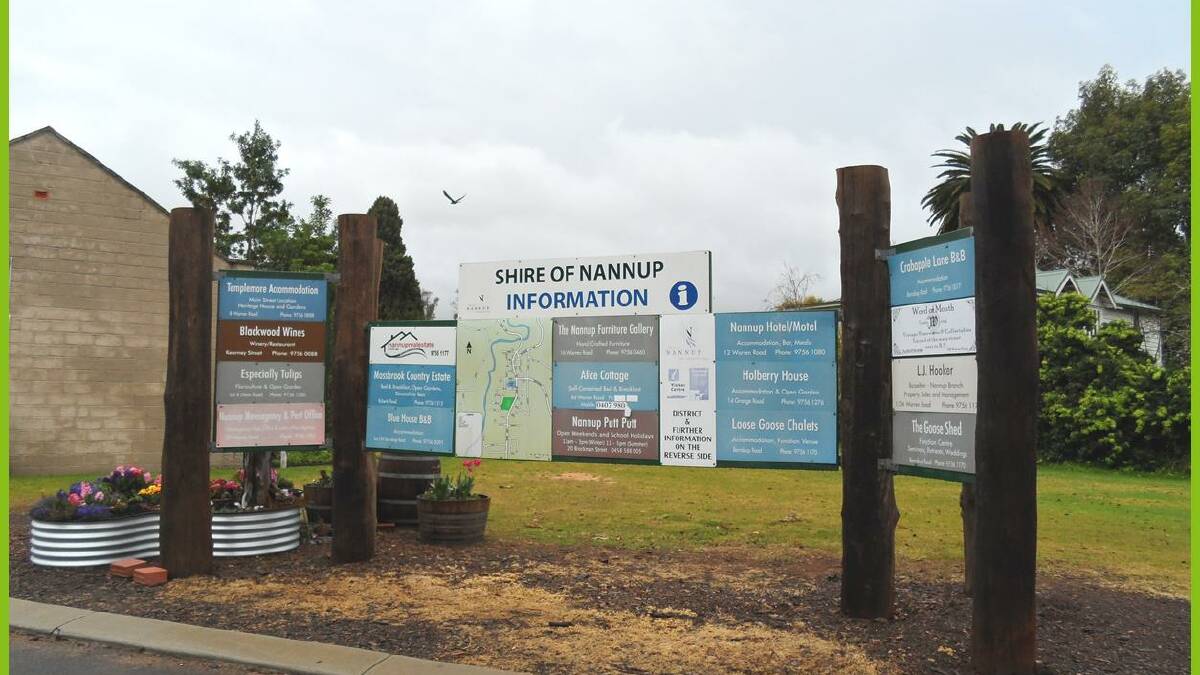 A sculpture is planned to liven up Nannup’s information bay. 