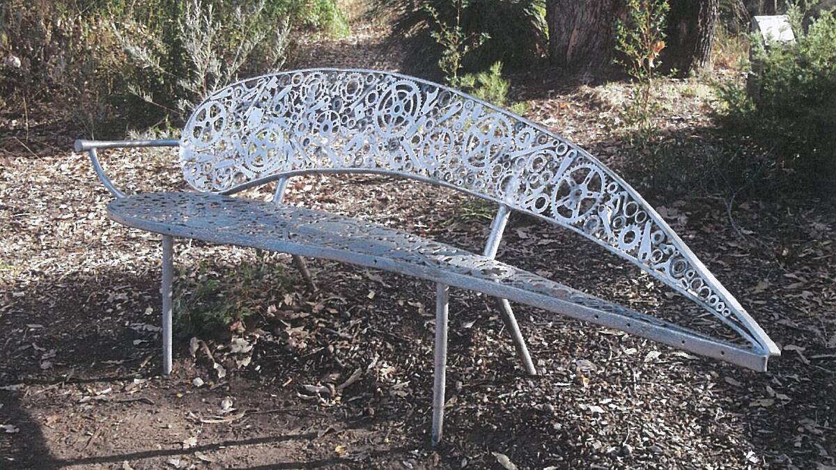 Theft: This community artwork was stolen from the Nannup Foreshore Park. 