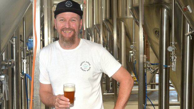 Balter Brewing's master brewer Scott Hargraves at their Gold Coast brewhouse.  Photo: Bradley Kanaris