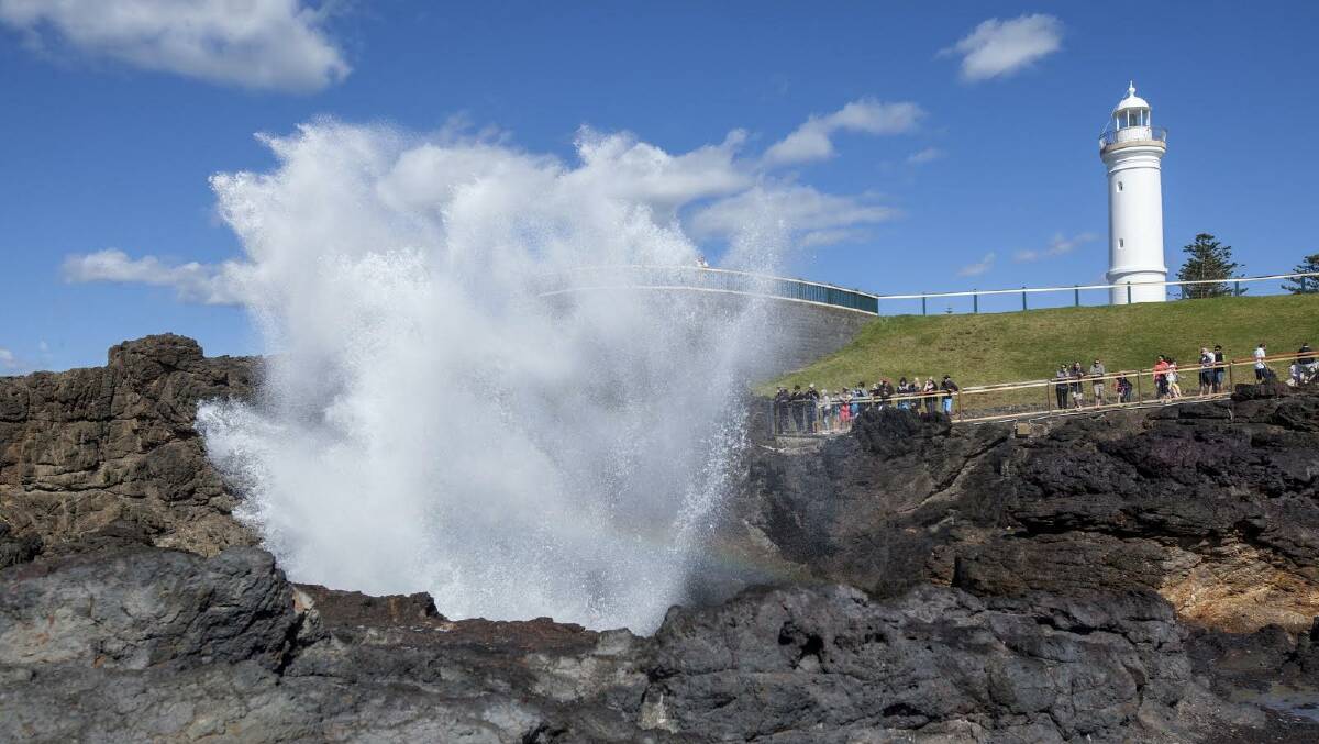 Kiama’s great claim to fame … its famous blowhole.
