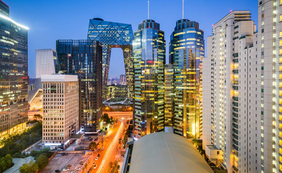 Beijing's central business district. Picture: Shutterstock