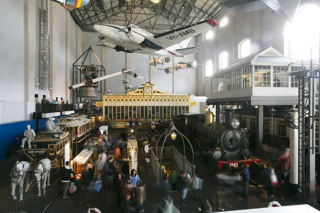 Plenty for kids to do: The Powerhouse has many hands-on scientific and industrial exhibits.