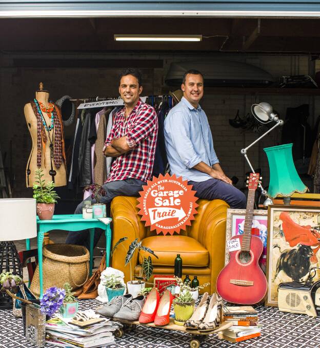 GREEN ROOTS: Garage Sale Trail founds Andrew Valder and Darryl Nichols.