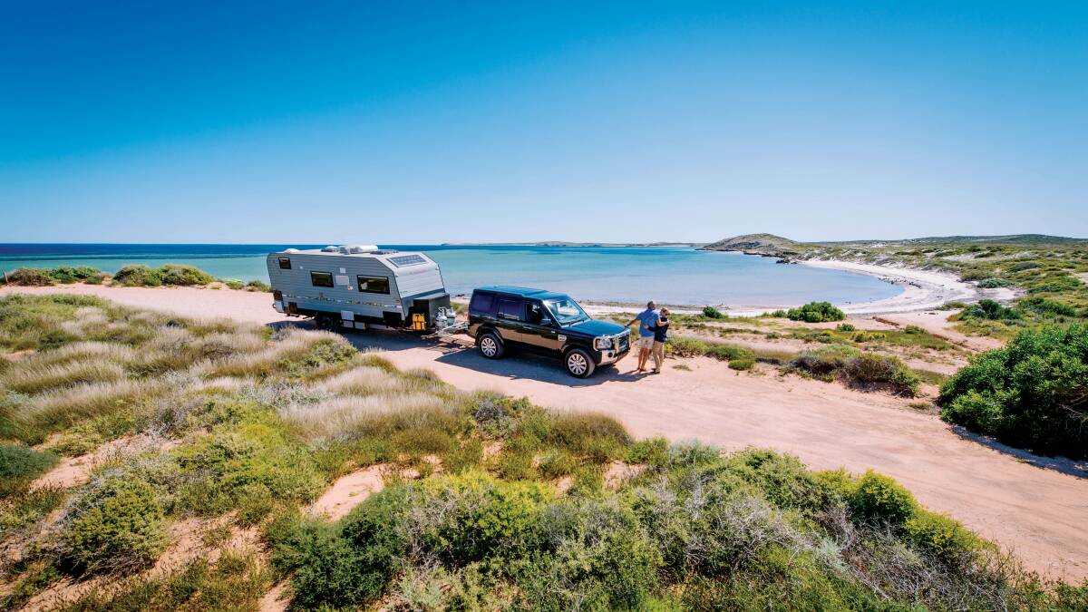 The Whalebone Bay campsite within the Shark Bay World Heritage Area is a perfect place to stop. Picture: Supplied