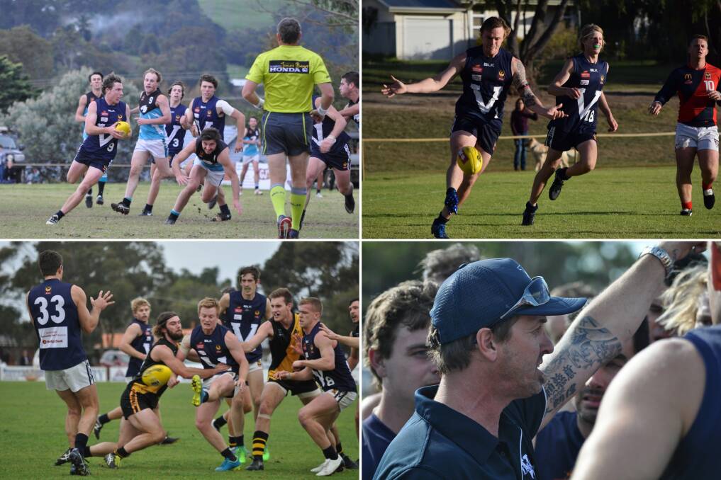 Evaluation: Donnybrook Football Coach Julian Burgess is adamant his young league side has the momentum to improve upon the club's 2017 SWFL season results. Photos: Thomas Munday. 