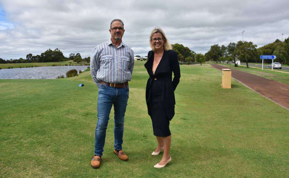 Dunsborough resident Richard Wain with Vasse MLA Libby Mettam on a mission to address the affordable housing crisis facing many residents and families in the region.