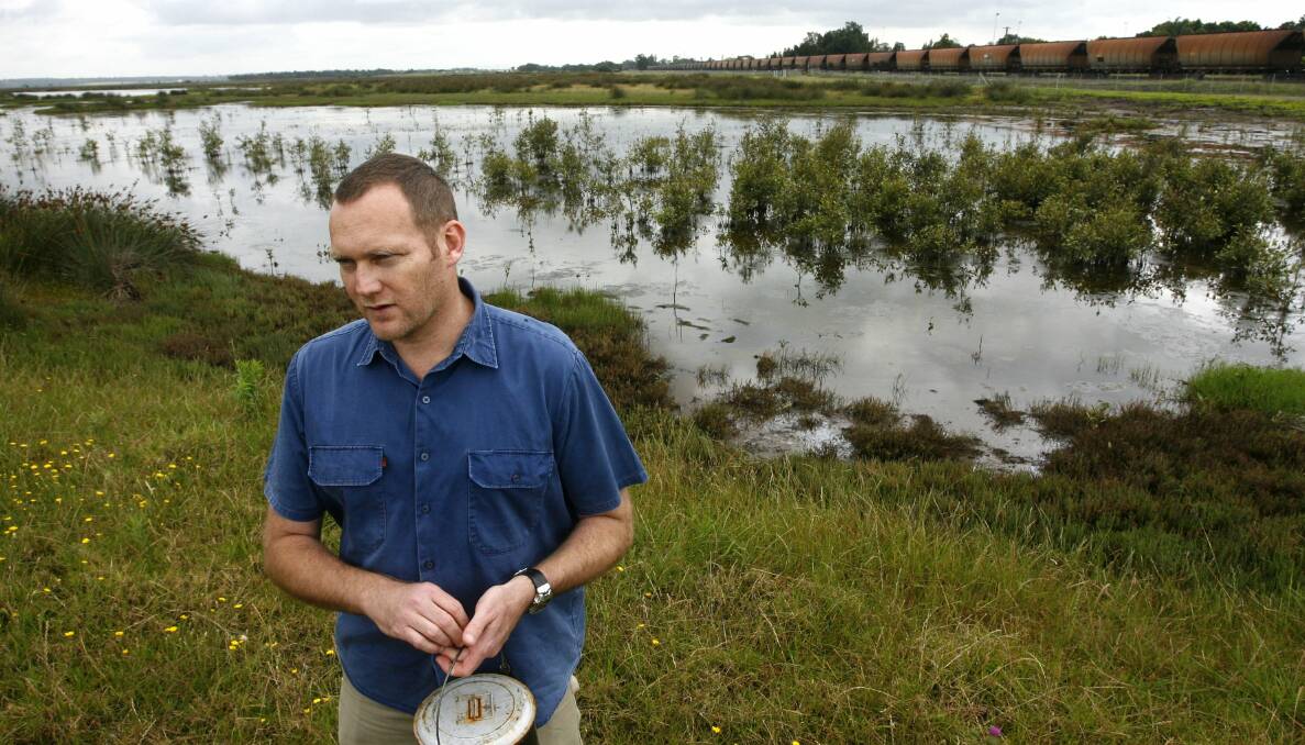 A complex ecosystem: Dr Cameron Webb found that there had been a steady increase in wetland predators since the Hexham floodgates were opened a decade ago. 