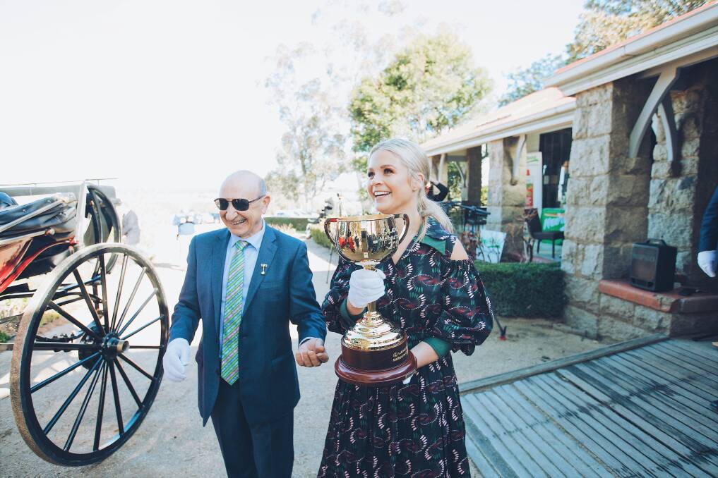 Boyup Brook will be able to see the Lexus Melbourne Cup in all its glory and meet former track-rider for Bart Cummings, Joe Agresta tomorrow. Photo: supplied.