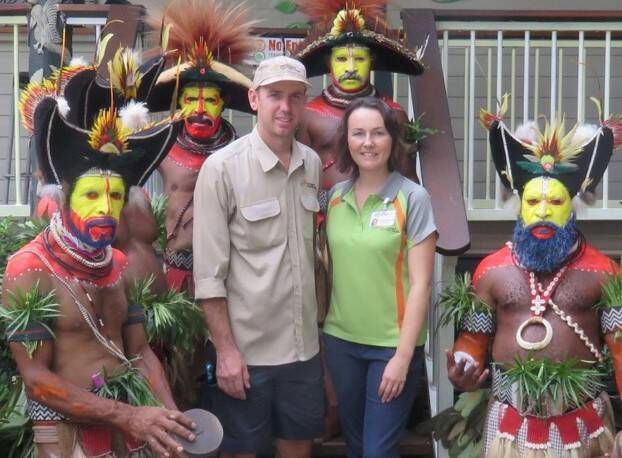 Michelle McGeorge moved with her partner to help restore a botanic gardens in Papua New Guinea.