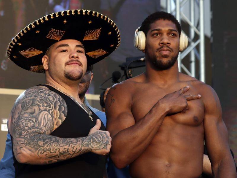 Andy Ruiz holds a big weight advantage over Anthony Joshua for Saturday's heavyweight title fight.