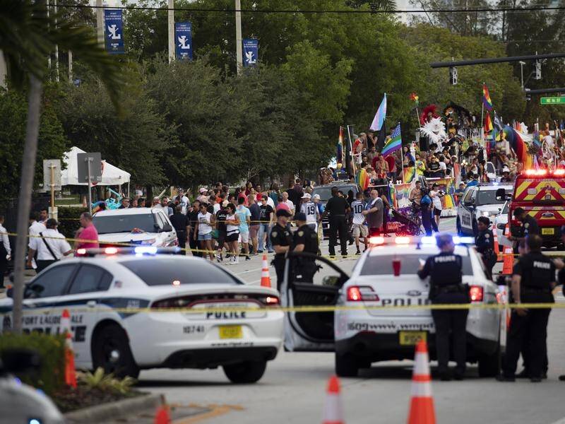 A driver has slammed his vehicle into Stonewall Pride Parade spectators in Wilton Manors, Florida.