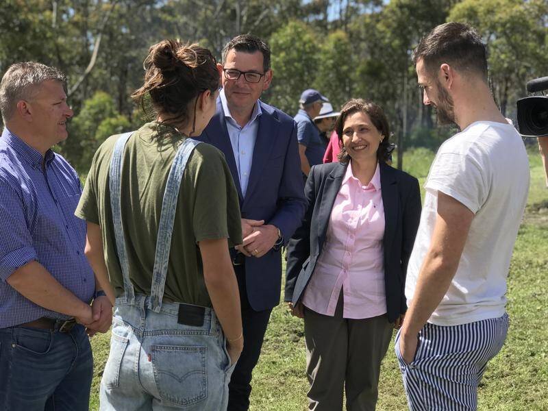 Premier Daniel Andrews has promised to cut the fees and improve camping grounds.