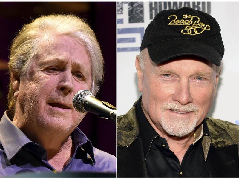 Brian Wilson is boycotting his own music as Beach boy Mike Love performs for a pro-hunting event.