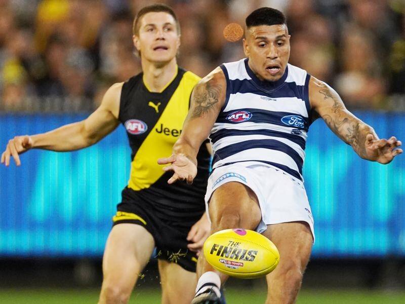 Tim Kelly's 31-possession, three-goal performance against Richmond could be his last for the Cats.