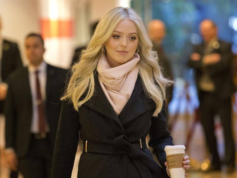 Tiffany Trump has shared a photograph of herself and fiance Michael Boulos.