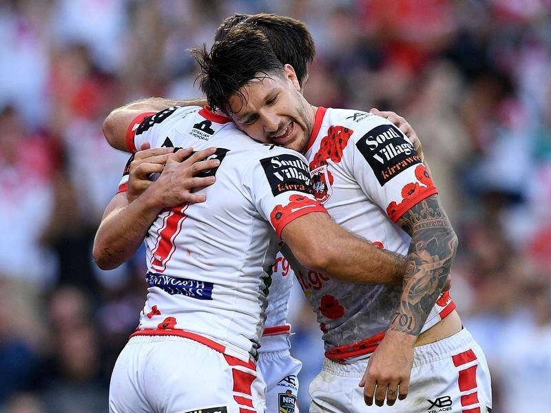 Ben Hunt says it's taking time to learn how to best play with Corey Norman and Gareth Widdop.