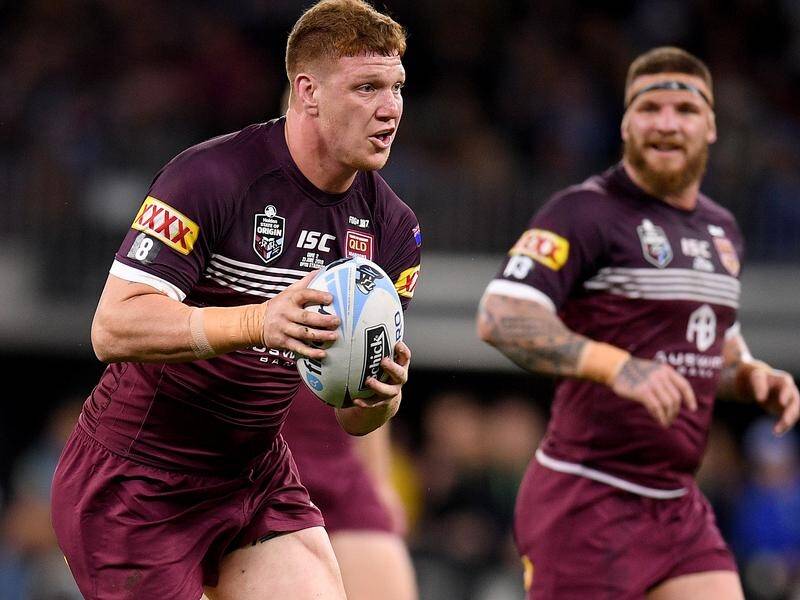 Dylan Napa was frustrated after only playing 22 minutes in Queensland's Perth mauling.