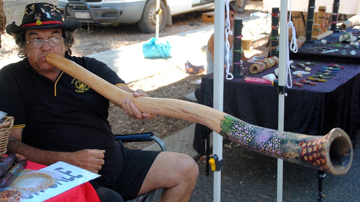 Mort Hansen on didgeridoo.