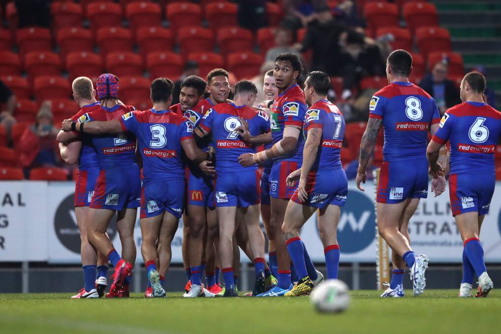 At their very best, the Newcastle Knights are capable of challenging anyone. Photo: Ashley Feder/Getty Images.