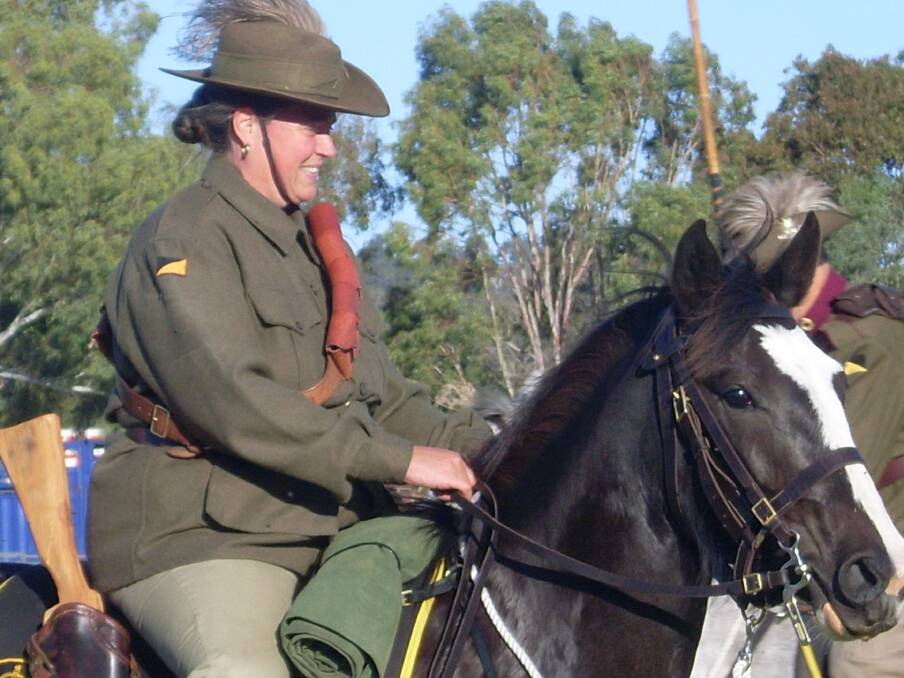 Respect: Sandra Hall from Peacemaker Stud Newlands will be taking part in the Greenbushes Anzac Day service on April 25.